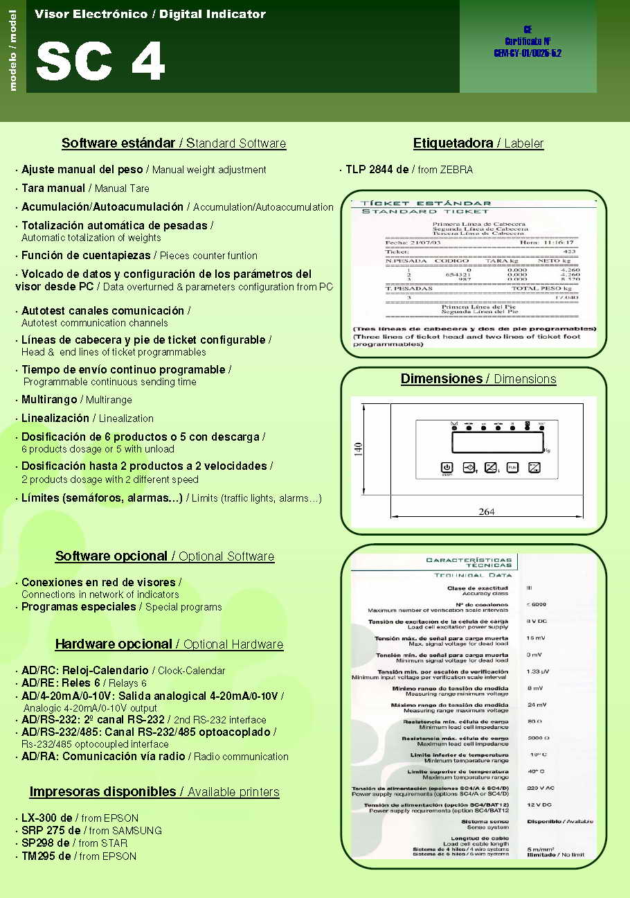 SC-4 稱重顯示儀表技術(shù)參數(shù)圖2