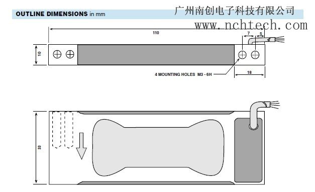 特迪亞1004-0.6KG稱(chēng)重傳感器主要特性：