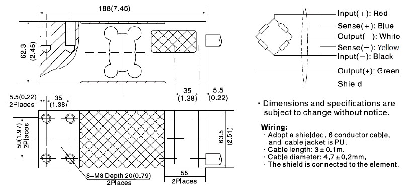 L6W-C3-50KG稱(chēng)重傳感器